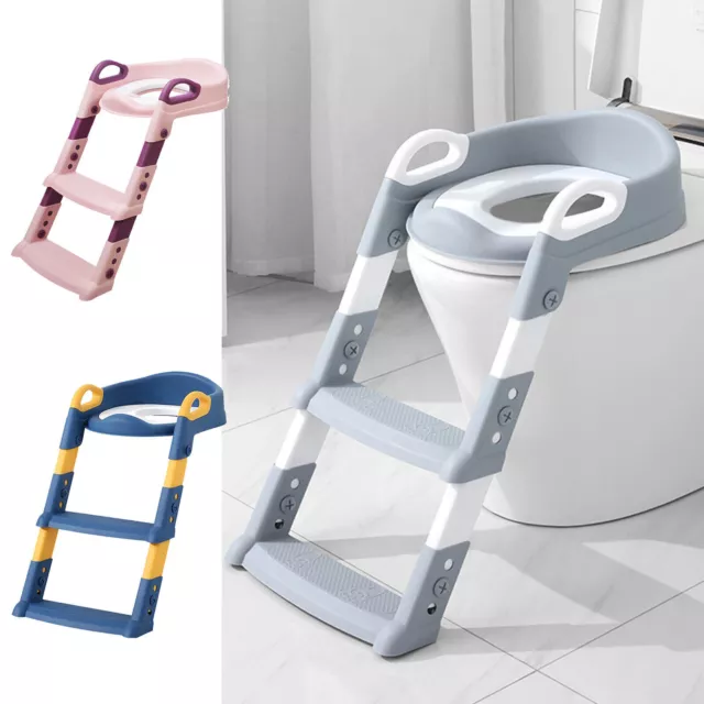 Allenatore WC bambini sedia WC sedile WC con scale sedile WC pieghevole