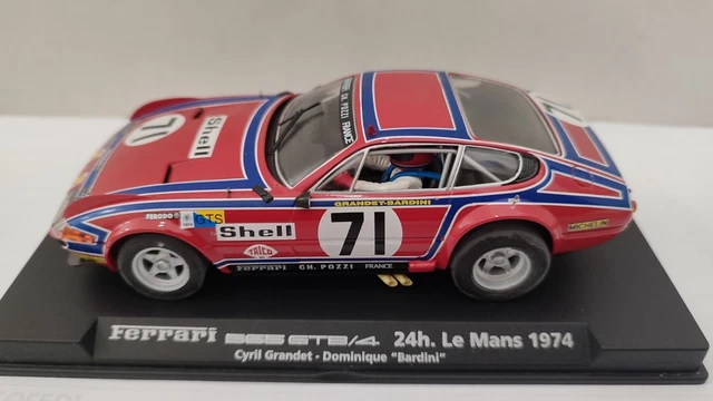 1/32 FLY Ferrari 365 GTB/4 #71 24h.LeMans 1974 SLOT CAR FLY 96047