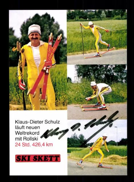 Klaus Dieter Schulz Autogrammkarte Original Signiert Skilanglauf + A 166473