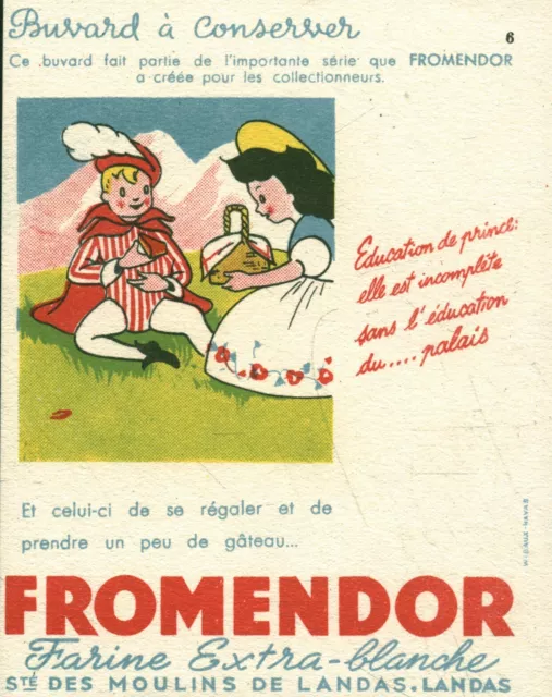 Buvard vintage farine extra-blanche Fromendor