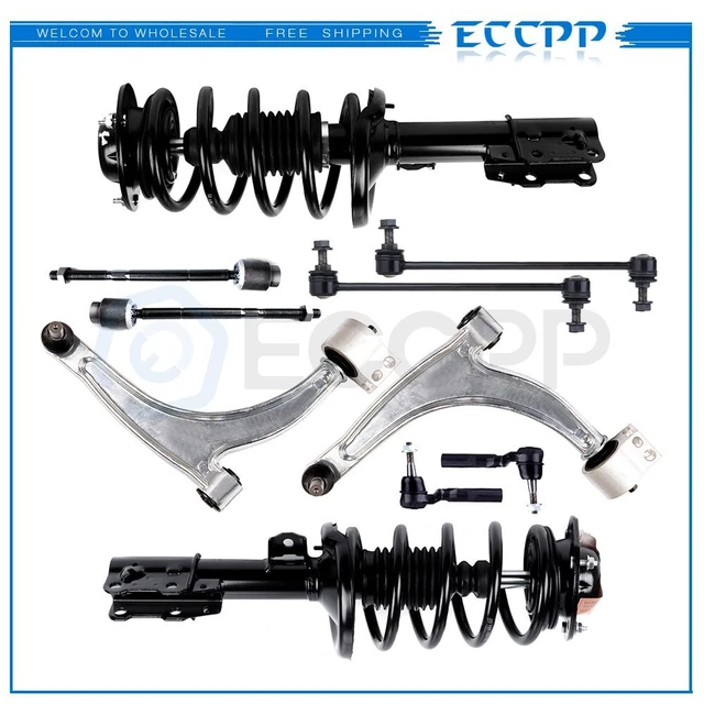 FRONT STRUTS LOWER Control Arm Sway Bar TieRod Fits Chevrolet Malibu