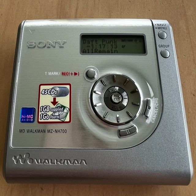 SONY MZNH700 WALKMAN Minidisc Minidisc HiMD Mint EUR 249,00 PicClick FR