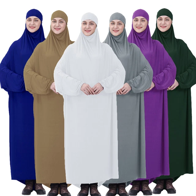 OVERHEAD CAFTAN BURQA Kaftan Islam Hijab Abaya Muslim Khimar Prayer ...