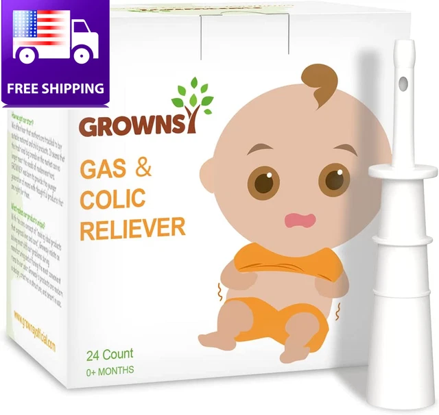 Baby Gas Relief, 24Pcs Natural Gas and Colic Reliever, Colic Relief for Newborns