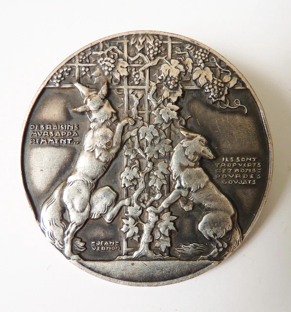 Broche Médaillon Art Déco Signée THENOT Vers 1930 - Thème Faune/satyre, Occasion