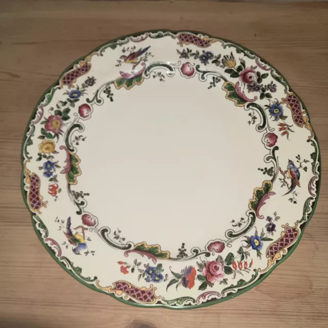 Rare Antique Copeland Spode For Harrods ' The Songster' Dinner Plate 27cm. VGC