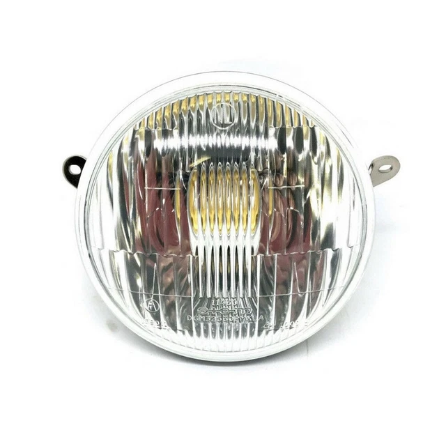 Rahmen Zwinge Scheinwerfer Schwarz Für Vespa PX 125 150 200 Arcobaleno