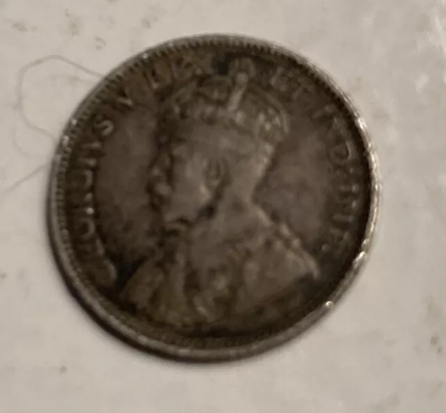 1911 Canada Silver 10 Cents George V