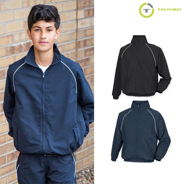 Tombo Kids Sports Running Start-Line Track Top TL409 - Giacca a maniche intere