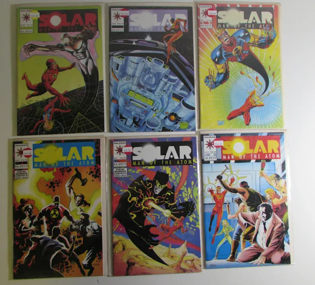 Solar Man of the Atom Lot of 6 #19,20,21,24,25,26 Valiant (1993) Comics