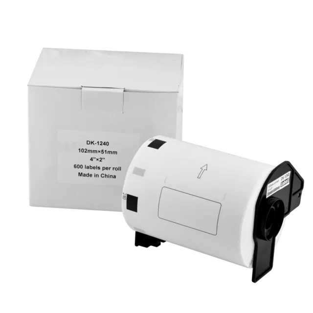 1Roll 1.9" x 4" Large Paper Multi-purpose Labels DK-1240 for Brother QL-1050