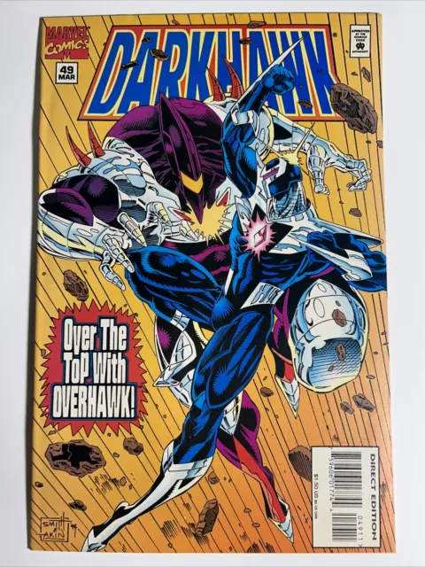 Darkhawk #49 - 1st Overhawk Marvel Comics 1994 Low Print Rare - Combine Shipping