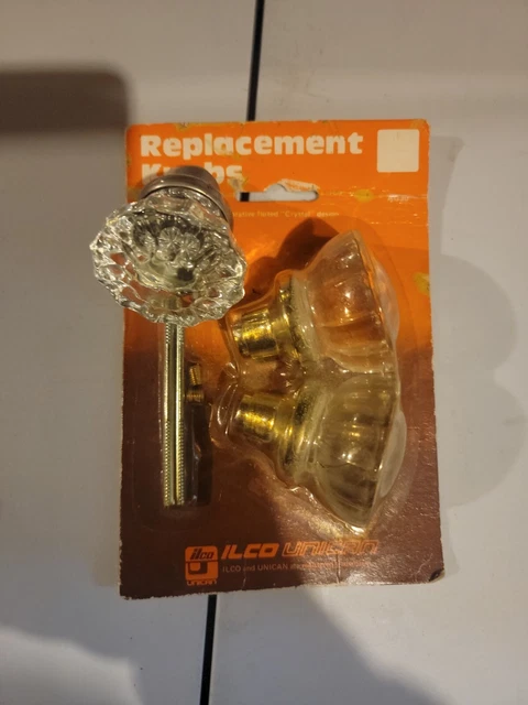 antique fluted glass door knobs