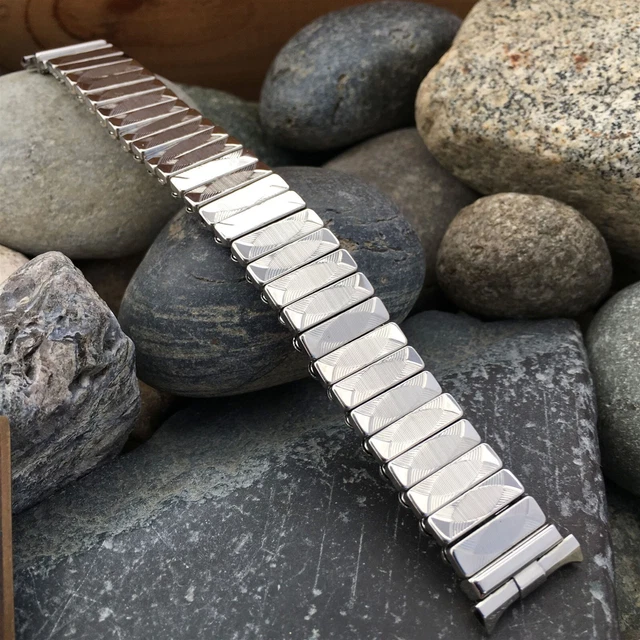 rare JB Champion Stainless Steel Expansion 1960s nos Vintage Watch Band 16-19mm