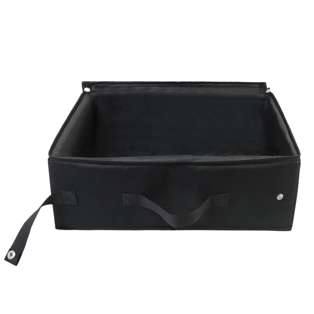 Scatola lettiera da viaggio riutilizzabile resistente all'usura resistente alle perdite toilette per gatti leggera