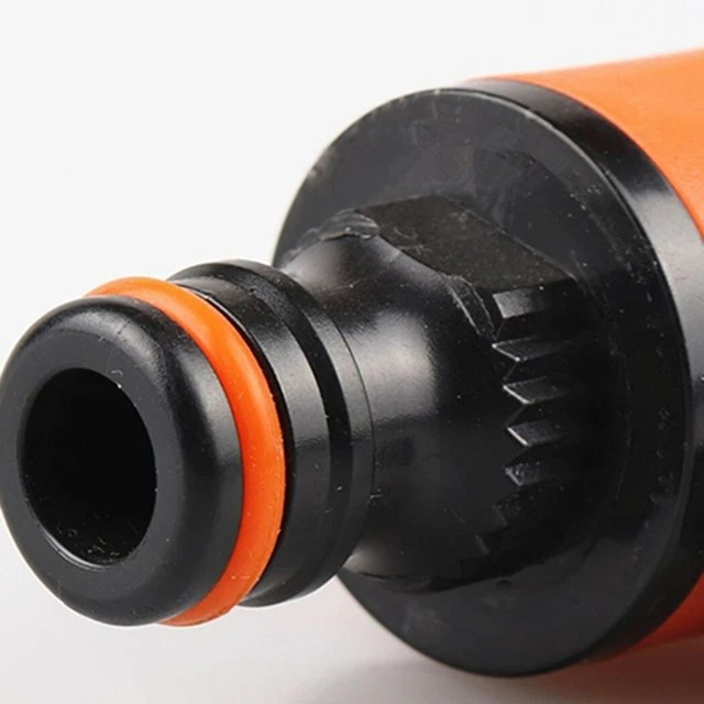 2PCS Hose-Pipe-Tap Shut Von Ventil Passform connector Garten Schneller Kuppler 5