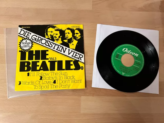The Beatles - Die grössten Vier - Vol.3 - 7" Vinyl Single/EP - 4 Titel