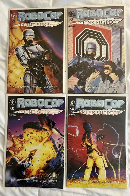 Robocop: Prime Suspect lot #1,2,3,4 complete Dark Horse Comics