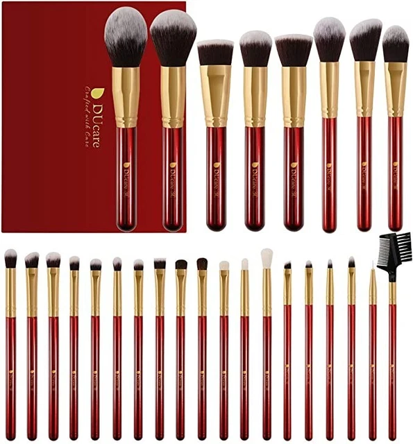 DUcare Pennelli Make Up 27 pezzi Set di pennelli per trucco Fondotinta Cipria Cr