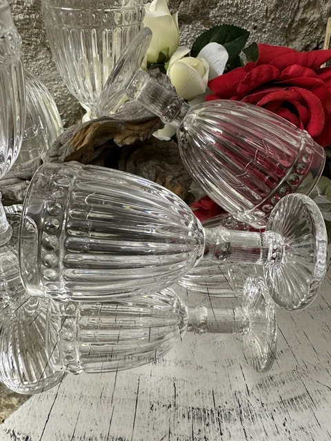 13 moules à gelée vintage moulé transparent presse verre traditionnel