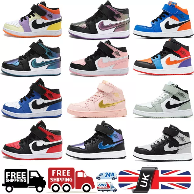 Kids Trainers Boys Girls Running Children Sports Shoes Gym School Sneakers Size!