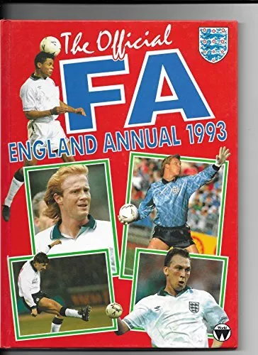 Official FA England Annual 1993 by NO Book The Cheap Fast Free Post