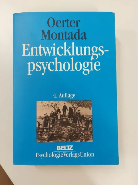 Entwicklungspsychologie 4.Auflage Ein Lehrbuch Oerter  Montada