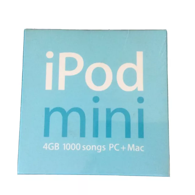 Apple iPod Mini 2. Generation 4GB Silber Blue,NEU Und Original Verpackt,mit …