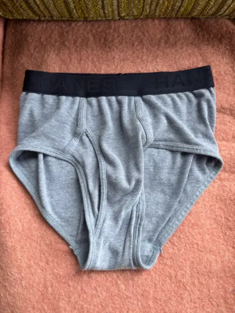HANES BRIEF COMFORT Flex Brief Discontinued Underwear Gray Men's
