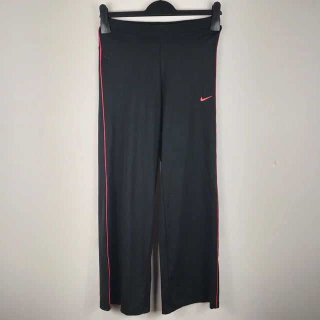 Leggings fondo tuta Nike FitDry per ragazze neri taglia media 10-12 anni