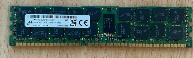 16GB Server RAM DDR3 Registered ECC Memory 12800R