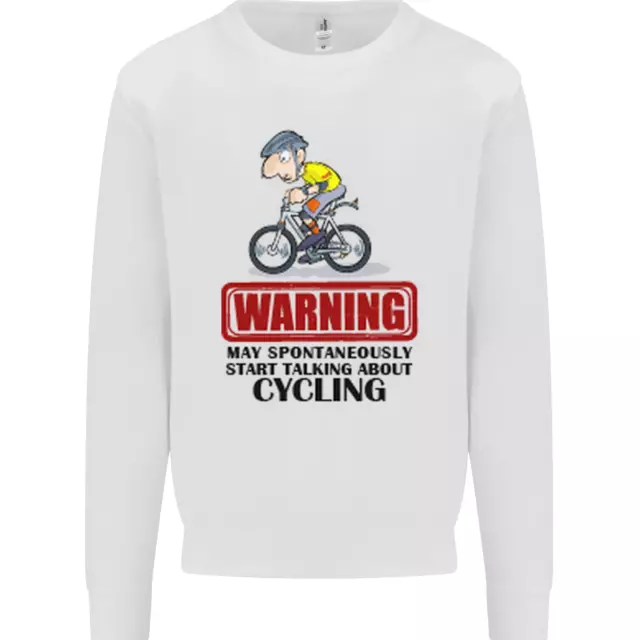 Felpa maglione bambini May Start Talking About Cycling Cyclist