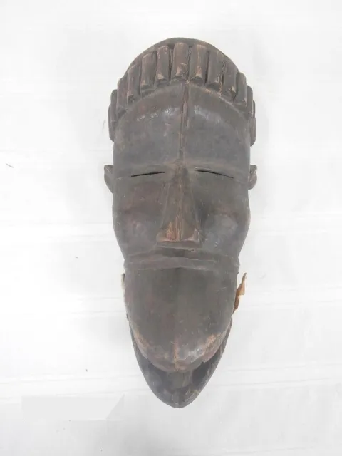 African Art Dan,Wee,Kran, Guere Mask Articulated Jaw From Liberia 14 1/2 " Tall