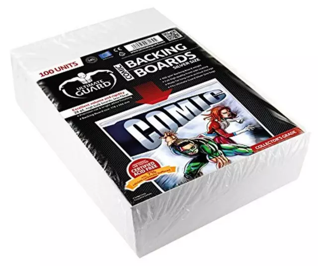 Ultimate Guard Silver Comic Backing Boards