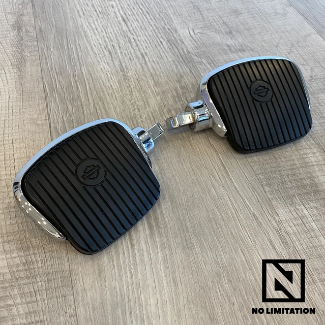 Genuine Harley OEM 86-23 Touring Softail Dyna Chrome Mini Foot Floor Boards Kit Genuine Harley OEM 86-23 Touring Softail Dyna Chrome Mini Foot Floor Boards Kit