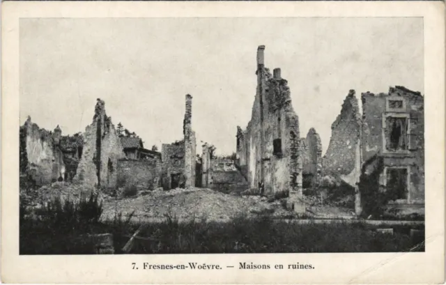 CPA FRESNES-en-WOEVRE Maisons en ruines (152659)