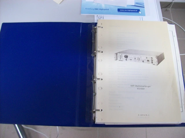 Schema elettrico manuale di servizio EU6201 Rhode&Nero su CD-ROM