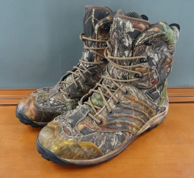 CABELAS FULL DRAW Mens Sz 12 Brown Camo Mid Hunting Boot Scent ...