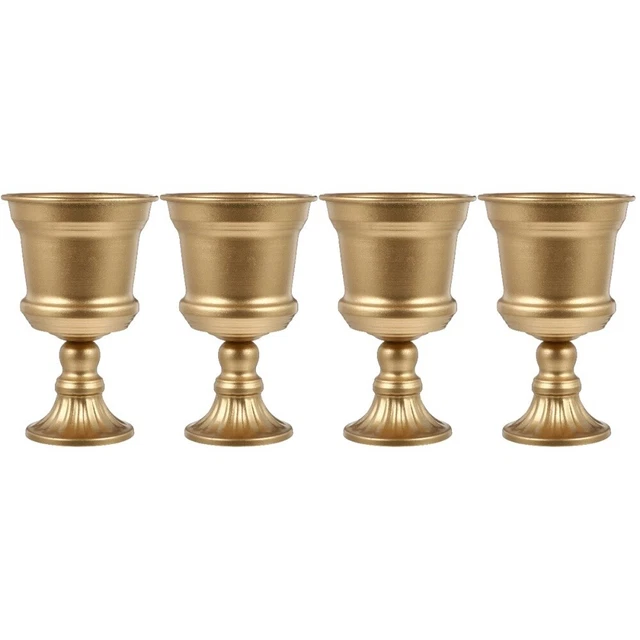 4x Garden Urn Planter Front Porch Planters Flower Urn Planter Indoor