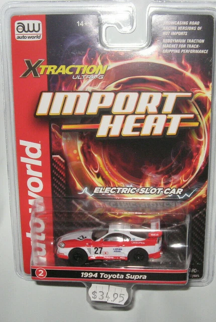 Auto World Xtraction 1994 Toyota Supra HO Scale Slot Car Import Heat New Nip