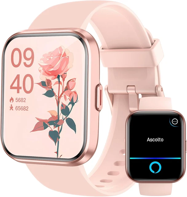 EarlySincere Smartwatch Chiamate Bluetooth, Smartwatch da 1,39 per Uomo e Donna, Orologio