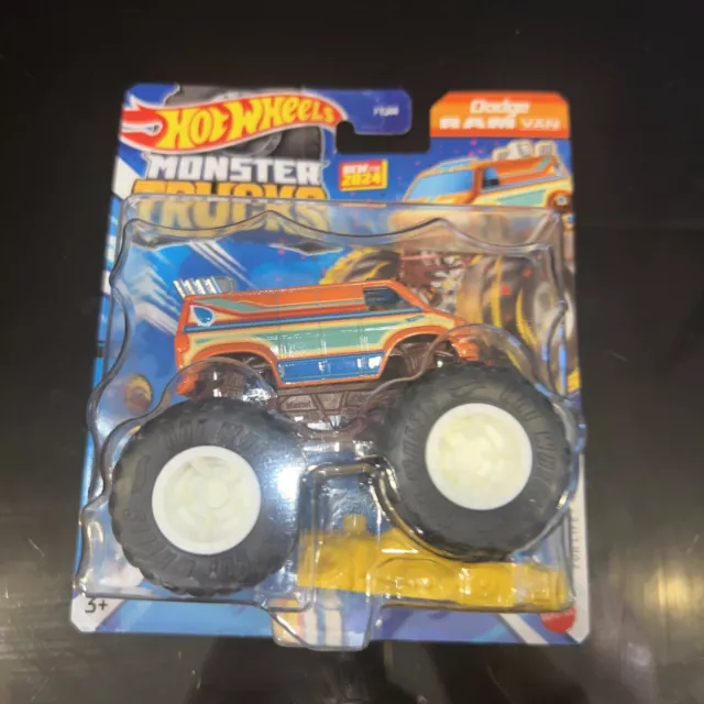 HOT WHEELS MONSTER Trucks / Dodge Ram Van / 2024 / 2 Shipping 16.99