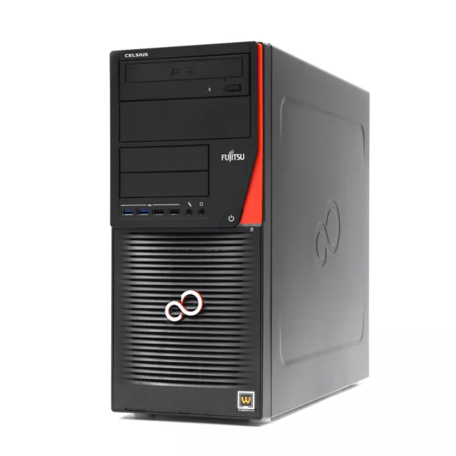 Fujitsu CELSIUS W530 Workstation Xeon E3-1245v3, 16GB RAM 500GB SSD 1TB HDD W10