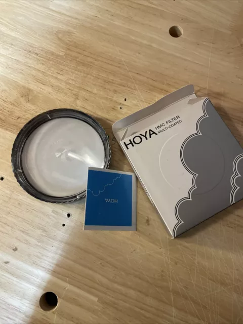 Instrucciones de caja de filtro UV Hoya 77MM FABRICANTE DE EQUIPOS ORIGINALES (sin filtro)