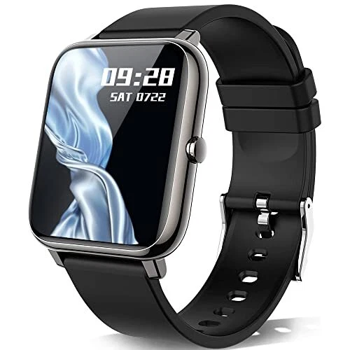 KALINCO Montre Connectée Hommes Femmes Montre Sport Podometre Moniteur de Som...