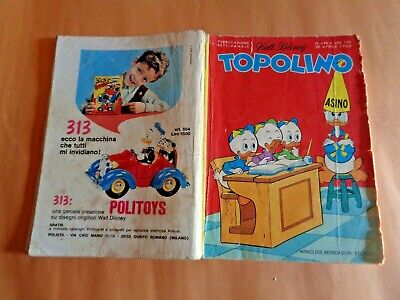 Topolino 648 Originale Mondadori Disney Discreto 1968 Bollini