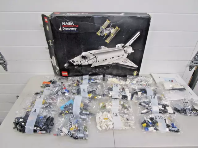 Lego Icons 10283 Nasa Space Shuttle Discovery New Opened Damaged Box Sealed Bags Lego Icons 10283 Nasa Space Shuttle Discovery New Opened Damaged Box Sealed Bags