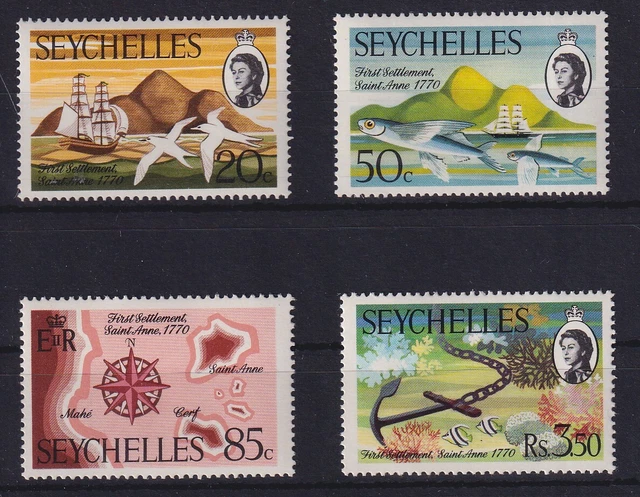Seychellen 1970 Landschaften und Tiere Mi.-Nr. 274-277 postfrisch **