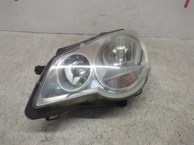 2008 Vw Polo Passenger Left Headlight Mk4/6Q/9N/9N3 6Q2941007N #00117319