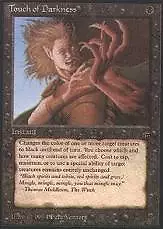 Tocco Delle Tenebre Edizione Leggenda Nero Magic The Gathering In It